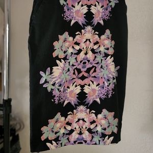 Floral Pencil Skirt SIZE 2